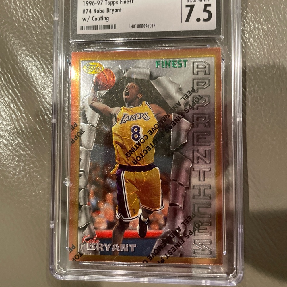 Topps Finest Basketball Card - Gold and Silver